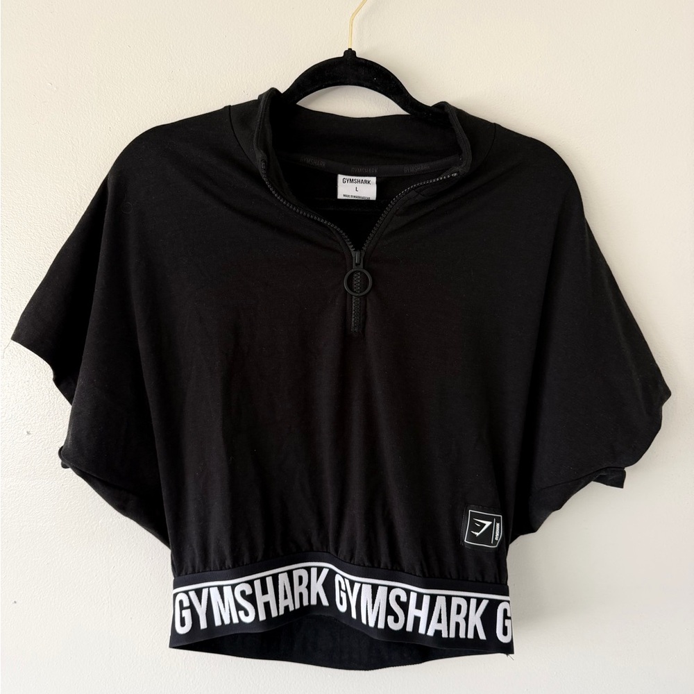 Gymshark Black Crop Top